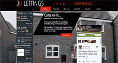Desktop Screenshot of 3dlettings.co.uk